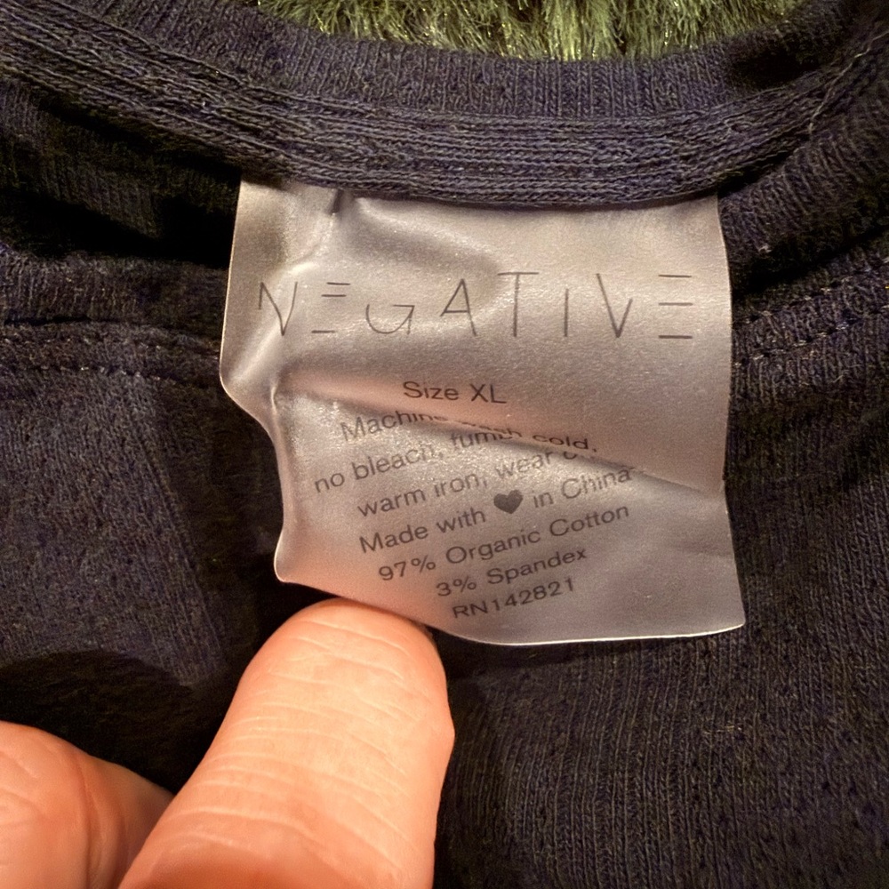 NWT Negative Underwear Baby Tee - Picture 8 of 10